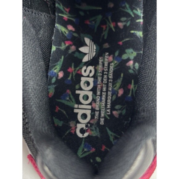 Adidas Sneakers Black Bright Suede 8 Chunky Gorpcore Y2K - Picture 10 of 11